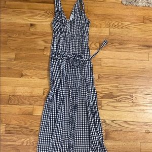 Low cut dress, slits at legs from boutique